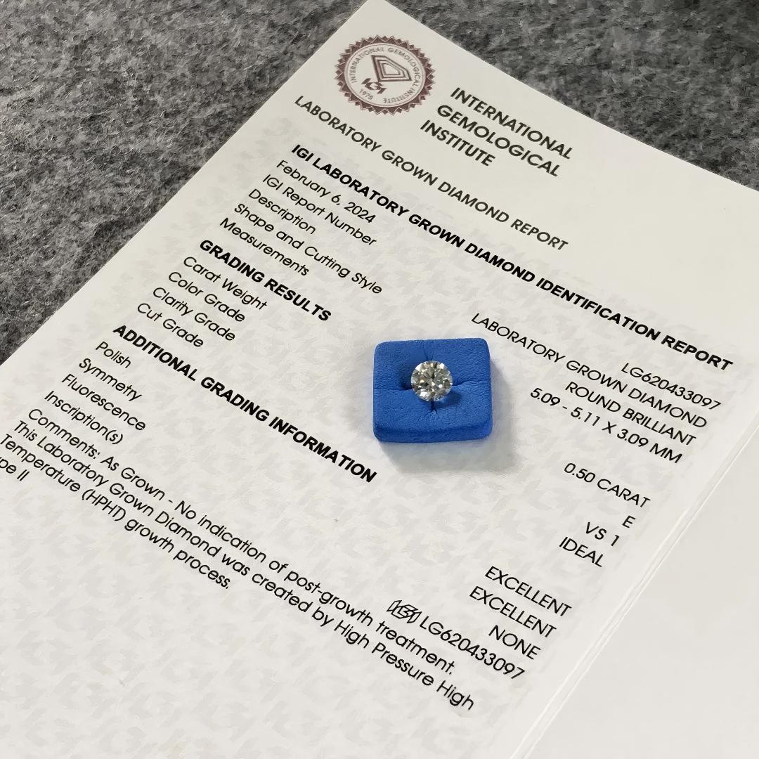IGI Certified Lab Grown Diamon - đánh giá và giá Body Jewelry Vch