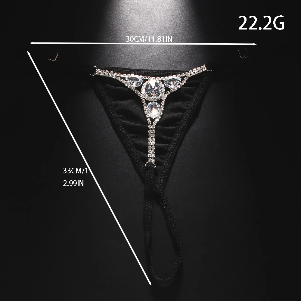 Sexy Round Rhinestone Thong Ad - đánh giá và giá Body Jewelry By The Chain Gang