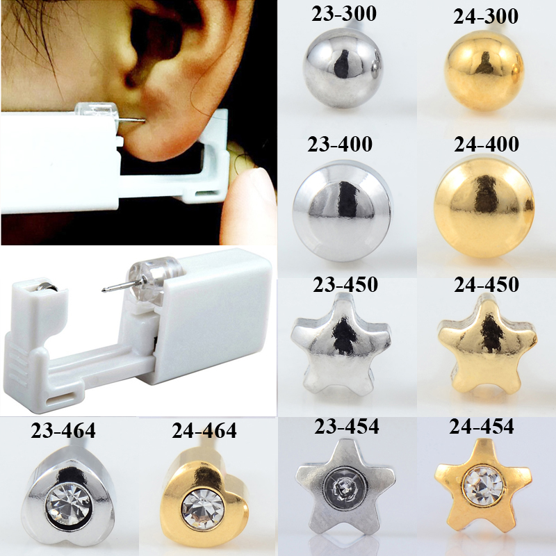 24pcs/Box No Pain Ear Piercing - đánh giá và giá Body Jewelry Jewelry Box