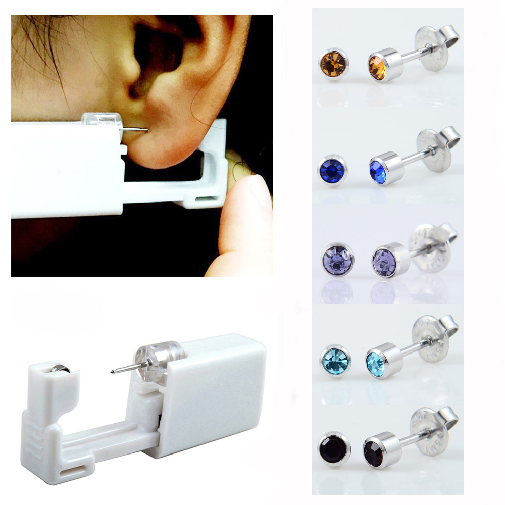 24pcs/Box No Pain Ear Piercing - đánh giá và giá Body Jewelry Jewelry Box
