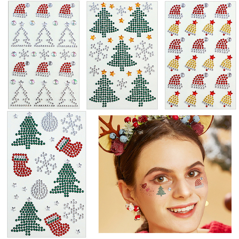 Christmas Makeup White Snowfla - đánh giá và giá Body Jewelry Tattoo