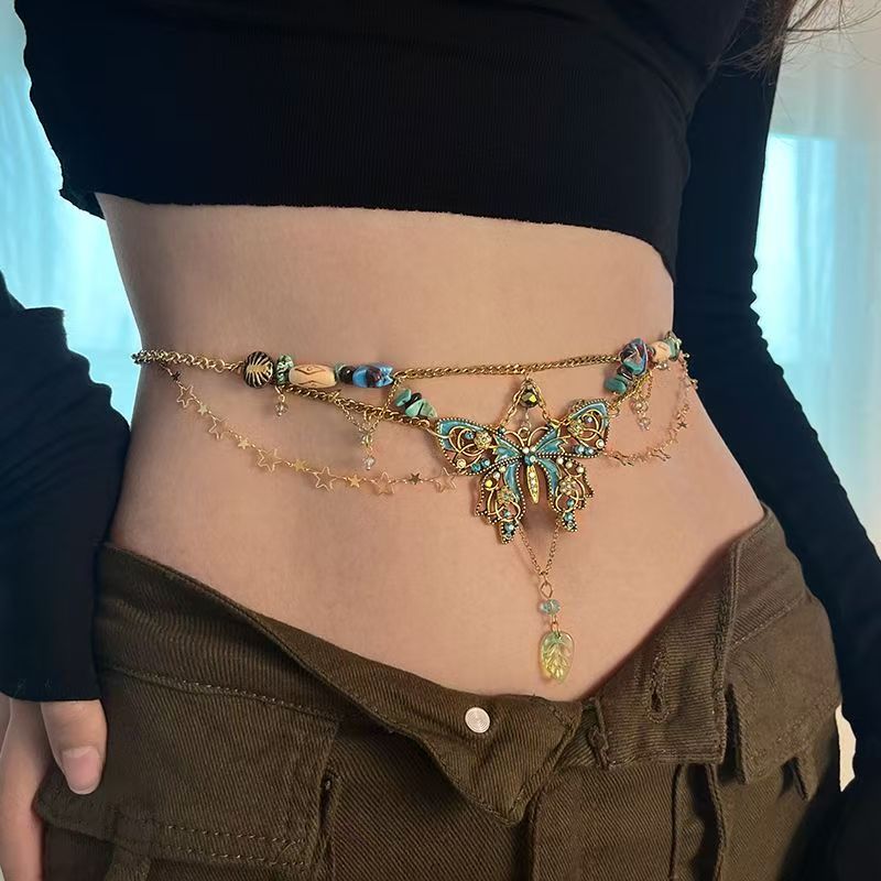 1 Piece Party Outfit Waist Cha - đánh giá và giá Body Jewelry Titanium