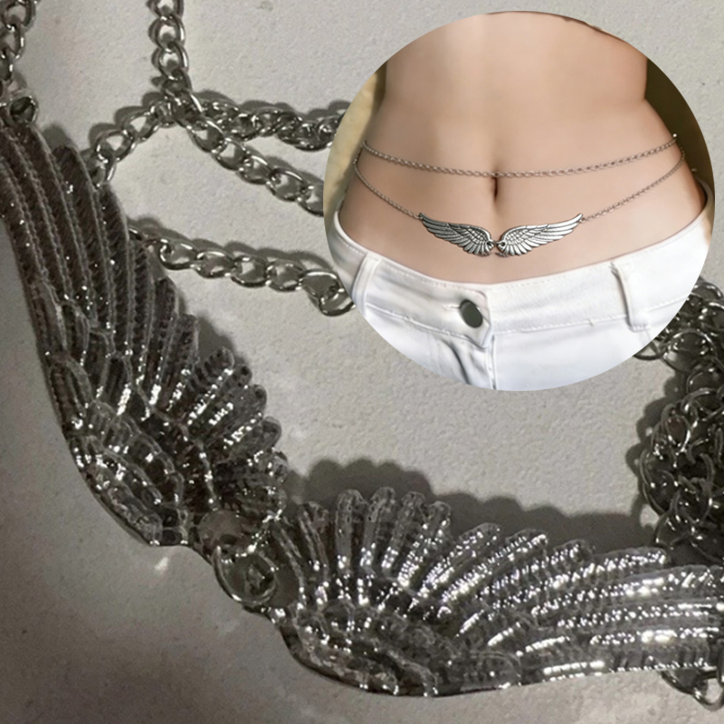 Double Layer Wings Angel Waist - đánh giá và giá Body Jewelry By The Chain Gang