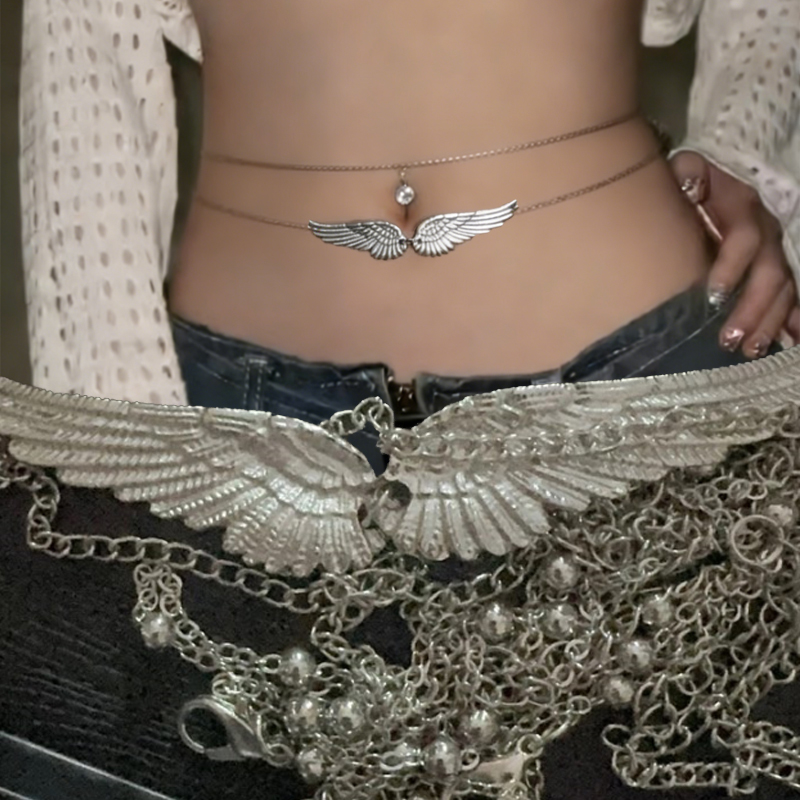 Double Layer Wings Angel Waist - đánh giá và giá Body Jewelry By The Chain Gang