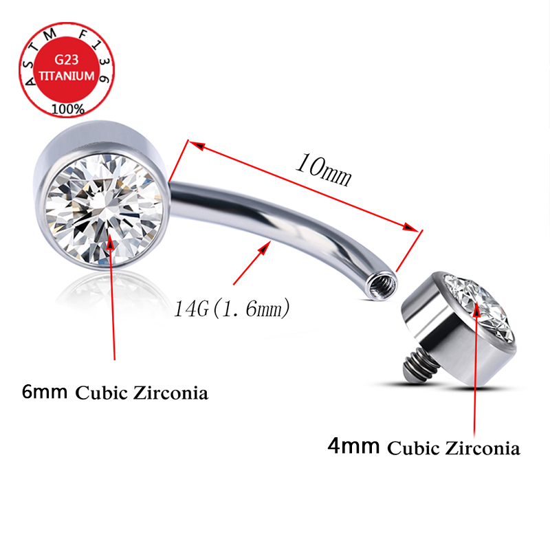 G23 Titanium Internally Thread - đánh giá và giá Body Jewelry Rings