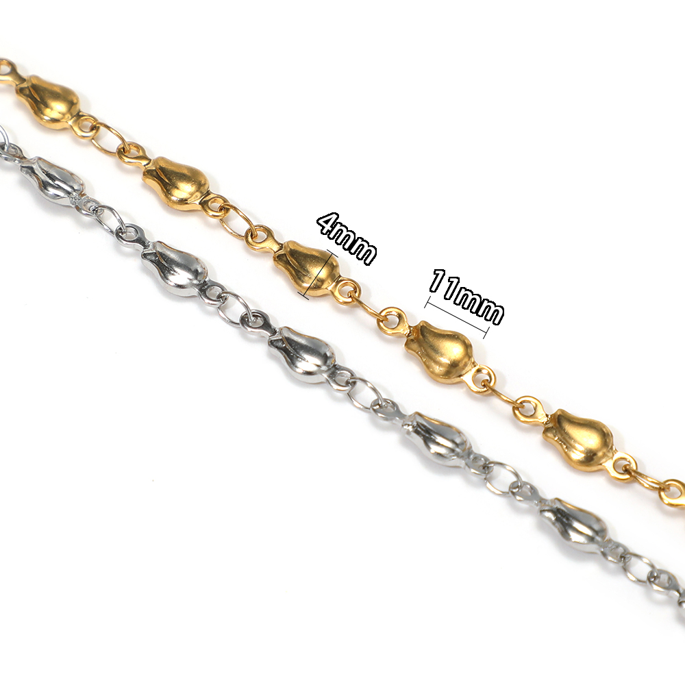 1 Meter Stainless Steel Flower - đánh giá và giá Body Jewelry Necklace