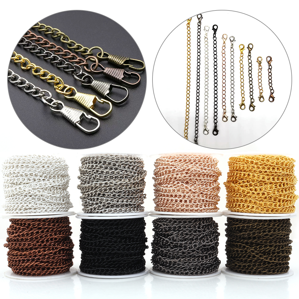 10yards/roll Flat 2-6mm Extens - đánh giá và giá Body Jewelry Necklace